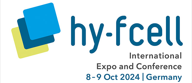 <strong>hy-fcell 2024</strong><br>
Stuttgart, Germany<br>
Hall 4; Booth F32<br>
08 - 09.10.2024<br>